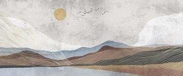 Wallpaper Sunset by Carta da Parati Artistica - view 2