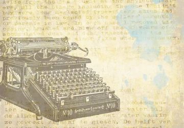 Wallpaper Macchina da scrivere by Carta da Parati Artistica - view 2