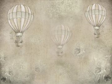 Wallpaper Mongolfiere storiche by Carta da Parati Artistica - view 2