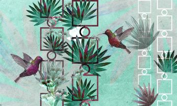 Wallpaper Uccelli in volo by Carta da Parati Artistica - view 7