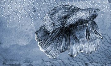 Wallpaper Pesce by Carta da Parati Artistica - view 5