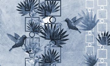 Wallpaper Uccelli in volo by Carta da Parati Artistica - view 5