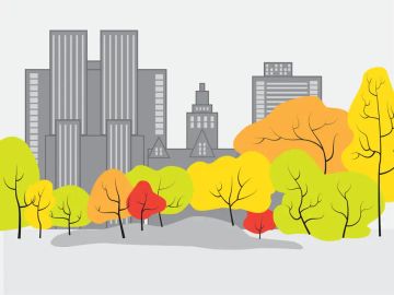 Wallpaper Central park by Carta da Parati Artistica - view 4