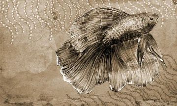 Wallpaper Pesce by Carta da Parati Artistica - view 6