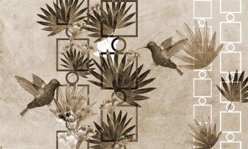 Wallpaper Uccelli in volo by Carta da Parati Artistica - view 6