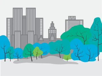 Wallpaper Central park by Carta da Parati Artistica - view 5