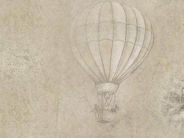 Wallpaper Mongolfiere storiche by Carta da Parati Artistica - view 3