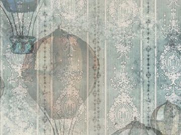 Wallpaper Mongolfiere vintage by Carta da Parati Artistica - view 3