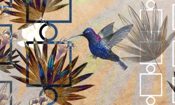 Wallpaper Uccelli in volo by Carta da Parati Artistica - view 3