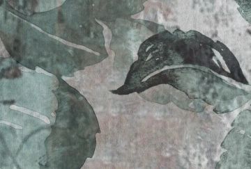 Wallpaper Foglie su tela by Carta da Parati Artistica - view 3