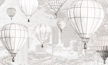 Wallpaper Mongolfiere by Carta da Parati Artistica - view 3