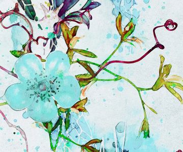 Wallpaper Delicato azzurro by Carta da Parati Artistica - view 3
