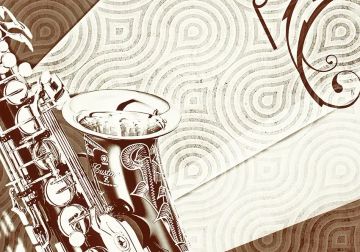 Wallpaper Sax by Carta da Parati Artistica - view 3