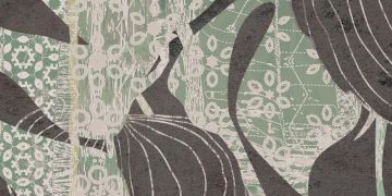 Wallpaper Foglia larga by Carta da Parati Artistica - view 3
