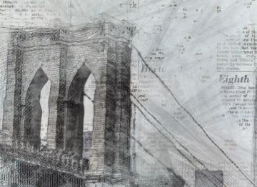 Wallpaper Ponte nella nebbia by Carta da Parati Artistica - view 3