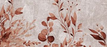 Wallpaper Foglie di rame by Carta da Parati Artistica - view 3