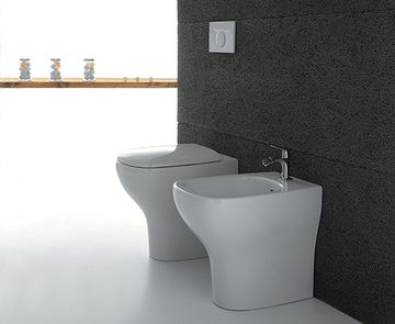 Bidet a terra Genesis Argento by Ceramica Globo - view 2