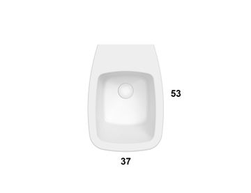 Bidet a terra DA010 by Ceramica Globo - view 2