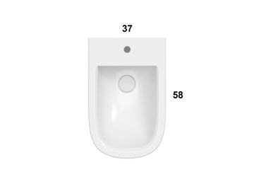 Bidet a terra LA009 by Ceramica Globo - view 2