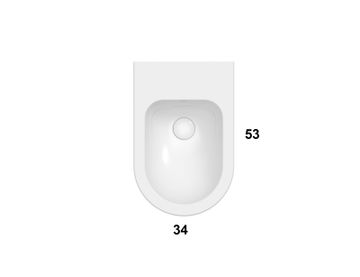 Bidet sospeso MES09 by Ceramica Globo - view 2