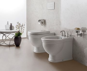 Bidet a terra tre fori by Ceramica Globo - view 2