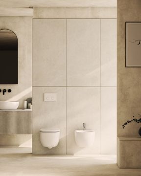 Bidet sospeso DNS09 by Ceramica Globo - view 3