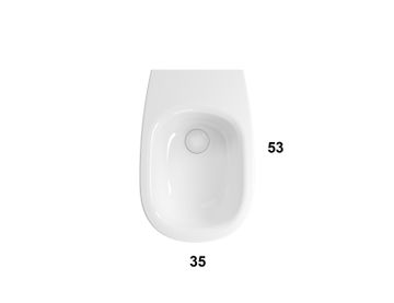 Bidet a terra DN009 by Ceramica Globo - view 2