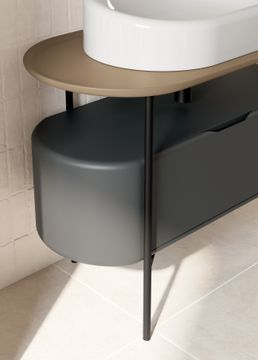 Base contenitore in MDF by Ceramica Globo - view 3