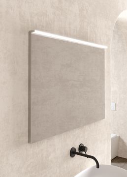 Specchiera con barra led by Ceramica Globo - view 2