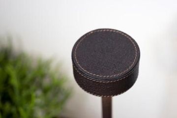 Rivetto Art - Leather Led table lamp by Chiaro di Luna - view 2
