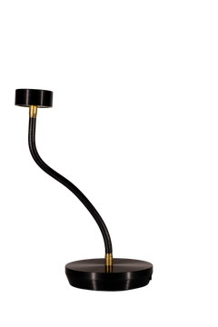 Rivetto Octopus - Modelable leather Led table lamp by Chiaro di Luna - view 3