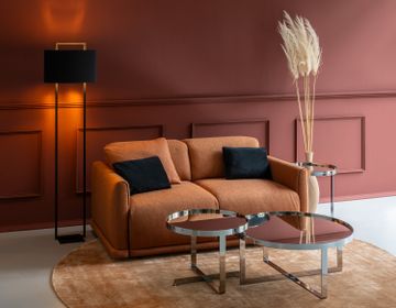 CROSS - Round steel coffee table by Christine Kröncke Interior Design - view 3