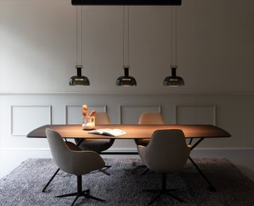 PARLA - LED dimmable blown glass pendant lamp by Christine Kröncke Interior Design - view 4
