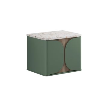 Tambour Wall Hung Furniture Unit with Worktop - 600mm by Crosswater - view 3