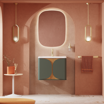 Tambour Wall Hung Furniture Unit with Basin - 600mm by Crosswater - view 6