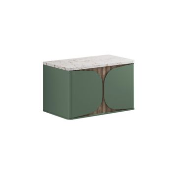 Tambour Wall Hung Furniture Unit with Worktop - 800mm by Crosswater - view 2