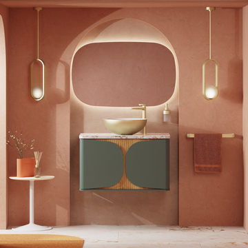 Tambour Wall Hung Furniture Unit with Basin - 800mm by Crosswater - view 5