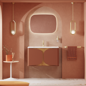 Tambour Wall Hung Furniture Unit with Basin - 800mm by Crosswater - view 4
