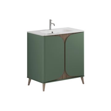 Tambour Floorstanding Furniture Unit with Basin - 800mm by Crosswater - view 2