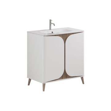 Tambour Floorstanding Furniture Unit with Basin - 800mm by Crosswater - view 3