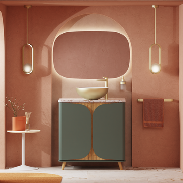 Tambour Floorstanding Furniture Unit with Worktop - 800mm by Crosswater - view 6