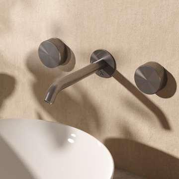 3ONE6 3 Hole Wall Basin Tap by Crosswater - view 4