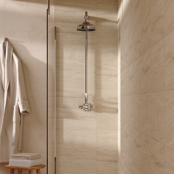 Belgravia Thermo Shower Valve with Fixed Head in Chrome by Crosswater - view 3