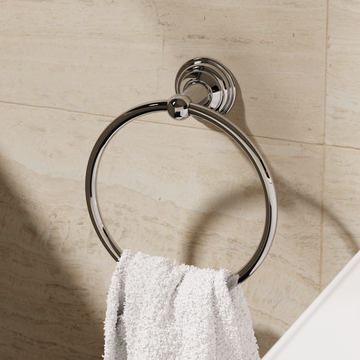 Belgravia Towel Ring by Crosswater - view 4