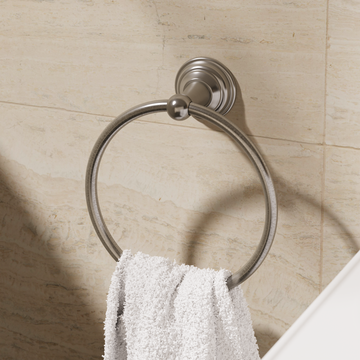 Belgravia Towel Ring by Crosswater - view 5