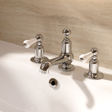 Belgravia 3 Hole Basin Tap by Crosswater - view 6