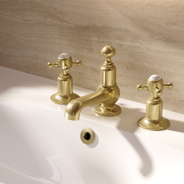 Belgravia 3 Hole Basin Tap by Crosswater - view 8