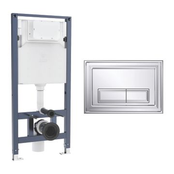 Belgravia Concealed Cistern Frame Set 3 by Crosswater - view 3