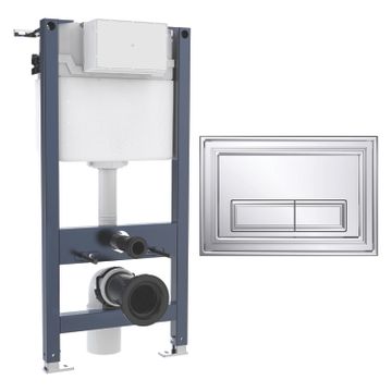 Belgravia Concealed Cistern Frame Set 2 by Crosswater - view 3