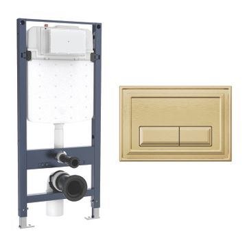 Belgravia Slim Concealed Cistern Frame Set 4 by Crosswater - view 2